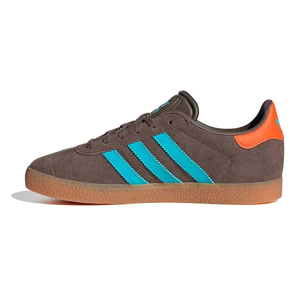 Кроссовки Gazelle Adidas Originals, коричневый — фото 3