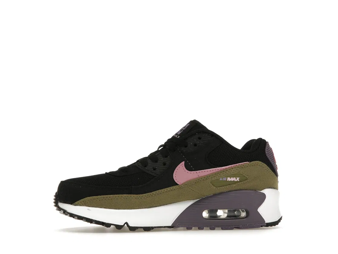 Детские кроссовки Lifestyle Nike Air Max 90 Nike, Black/Pilgrim/Canyon Purple/Elemental Pink — фото 3