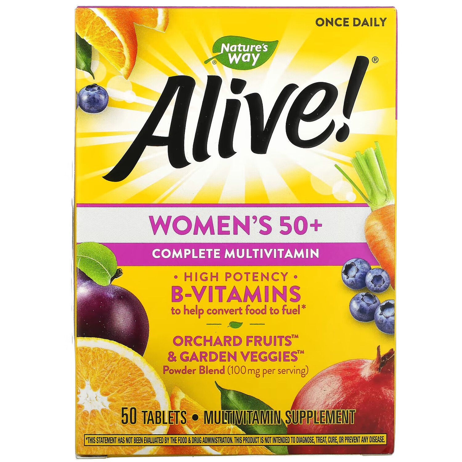 

Nature's Way Alive мультивитаминный комплекс для женщин, 50 таблеток