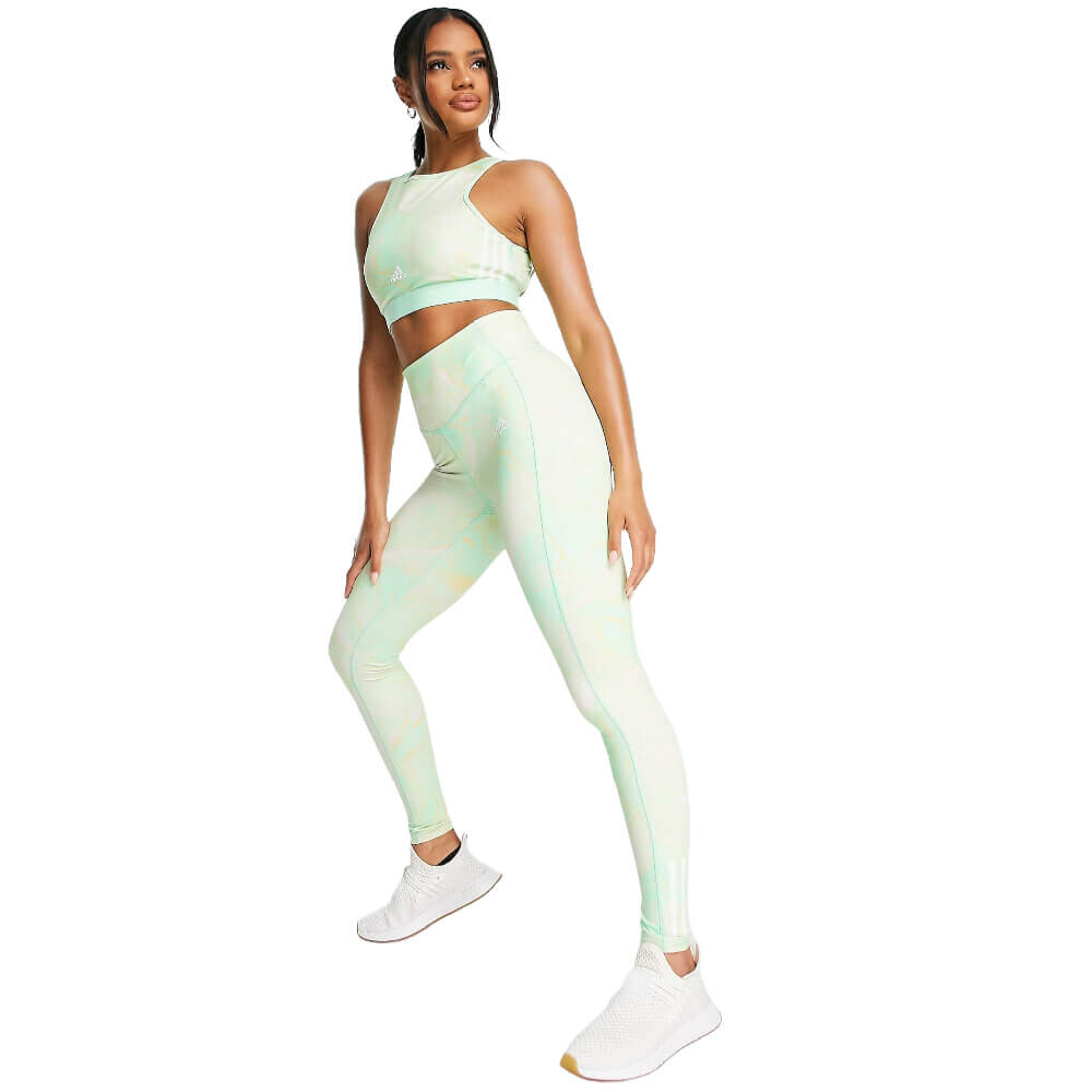 

Спортивный топ Adidas Training Hyperglam Light Support, светло-зеленый