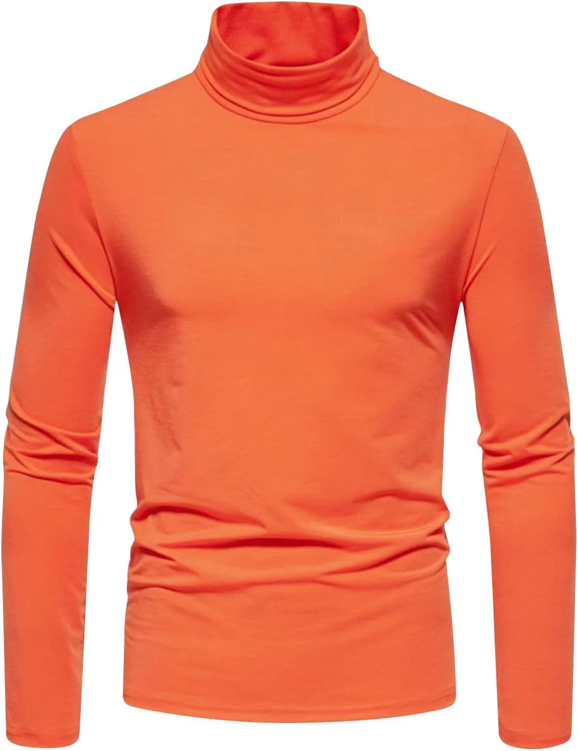 Мужская водолазка с длинным рукавом Slim Fit, Orange