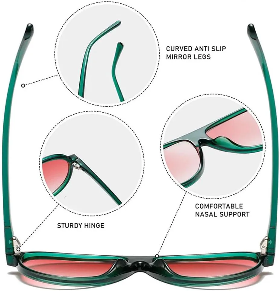 

Мужские солнцезащитные очки в стиле ретро с градиентным переходом цвета и защитой от УФ-излучения UV400; женские солнцезащитные очки в стиле панк HCPIHF, 4
