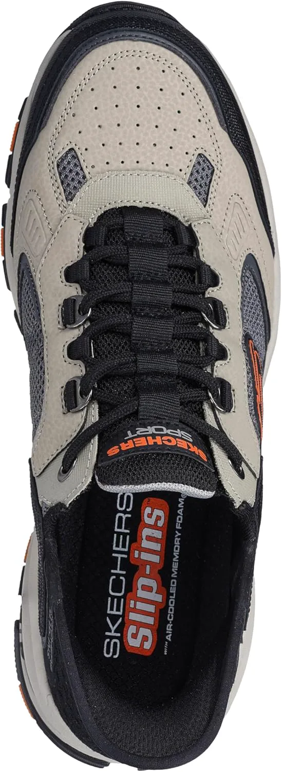 Мужские кроссовки Skechers Vigor 3.0 Drafting Slip-on без шнурков, черный — фото 2