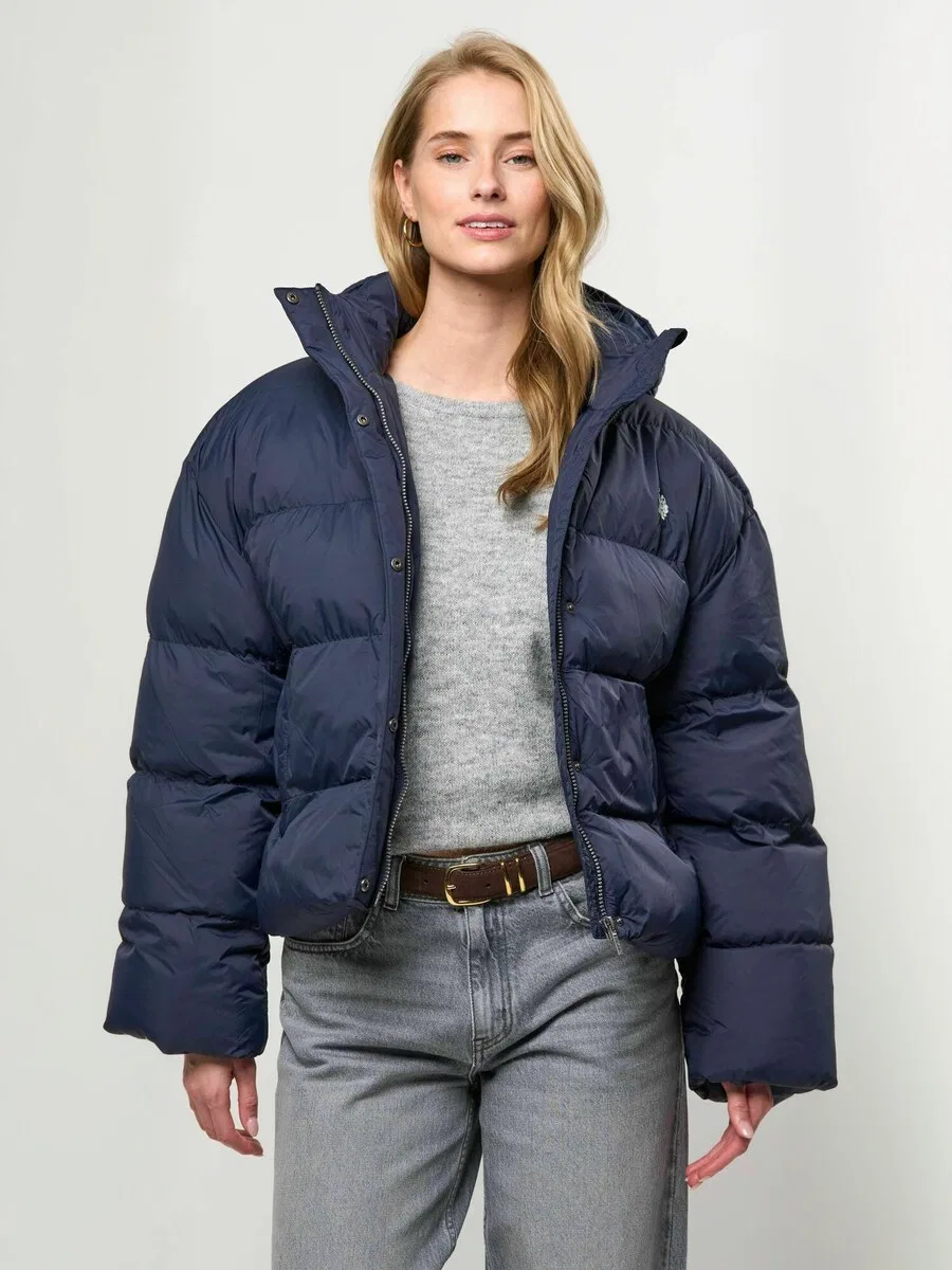 Зимняя куртка U.S. POLO ASSN. 'UWGreta' сапфирового цвета — фото 2