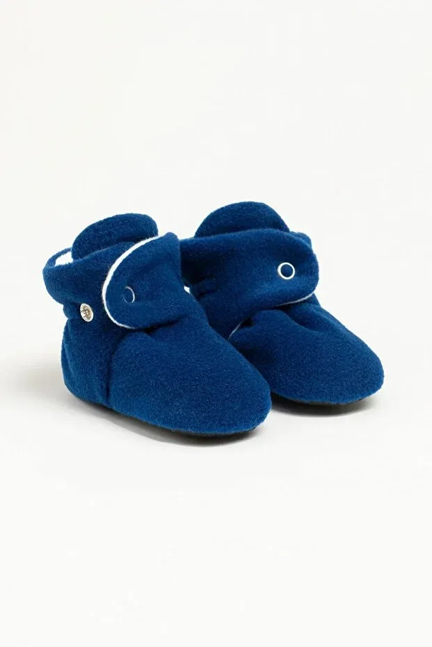 Детские домашние тапочки для девочек с начесом Babyzilla, Navy Blue
