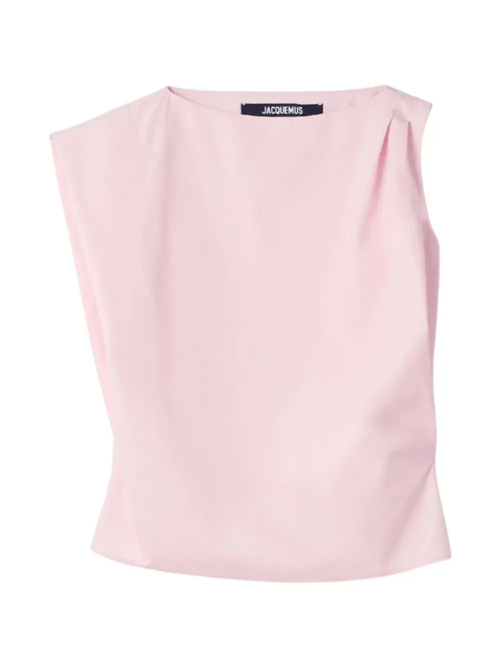 Асимметричный топ Drap Jacquemus, розовый