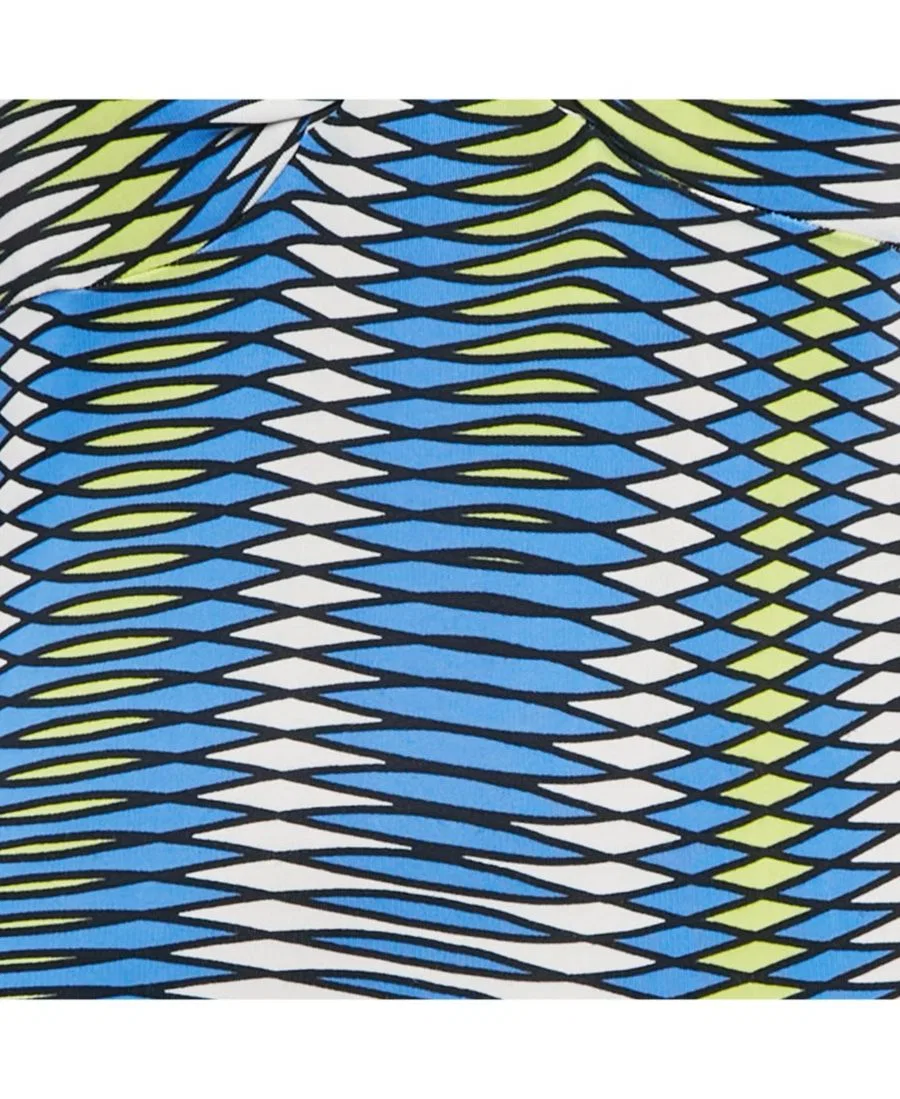 Женское платье-трапеция с принтом Versace Jeans Couture, Multicolor — фото 4