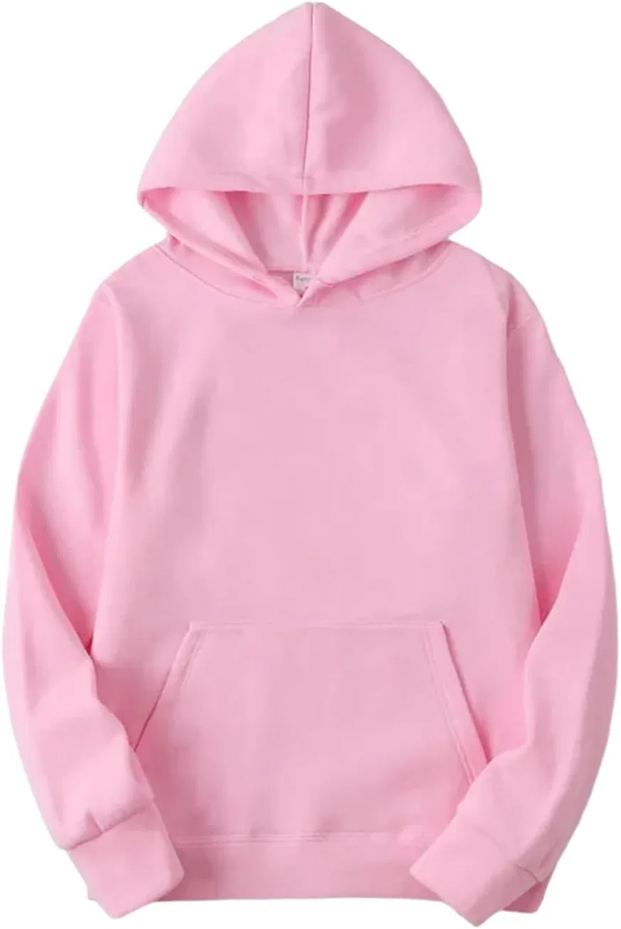 Мужское худи с капюшоном, модель Hoodies Casual, розовый