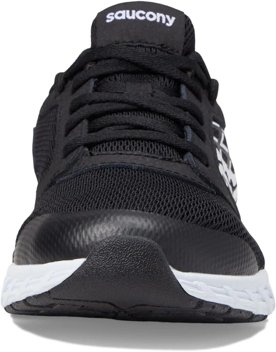 Детские кроссовки для девочек Wind 2.0 Saucony, Black/White — фото 3