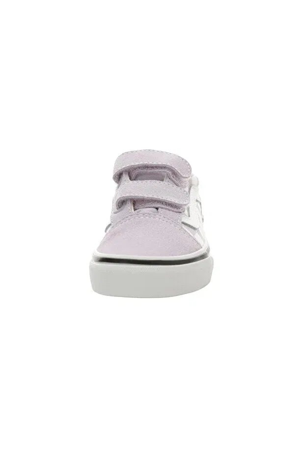 Детские спортивные ботинки для девочек с коротким каблуком Vans, Purple — фото 3