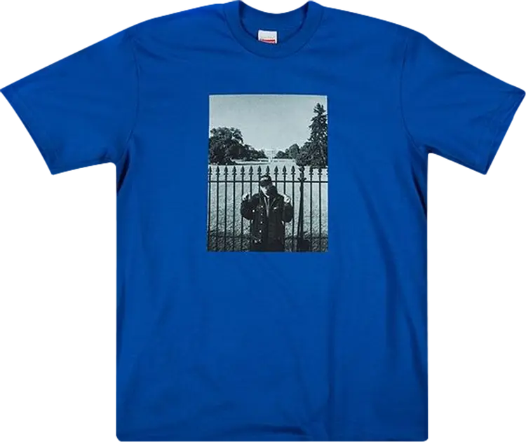 

Футболка Supreme x Undercover x Public Enemy Whitehouse T-Shirt 'Royal Blue', синий