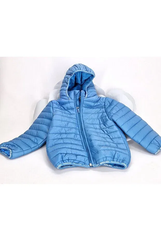 Детский пуховик Unisex Puffer Kids Coat Evitle, Blue — фото 2