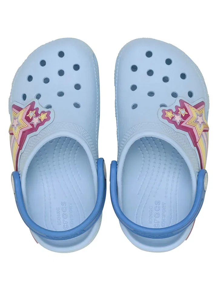 Кроксы детские, голубой Crocs — фото 4