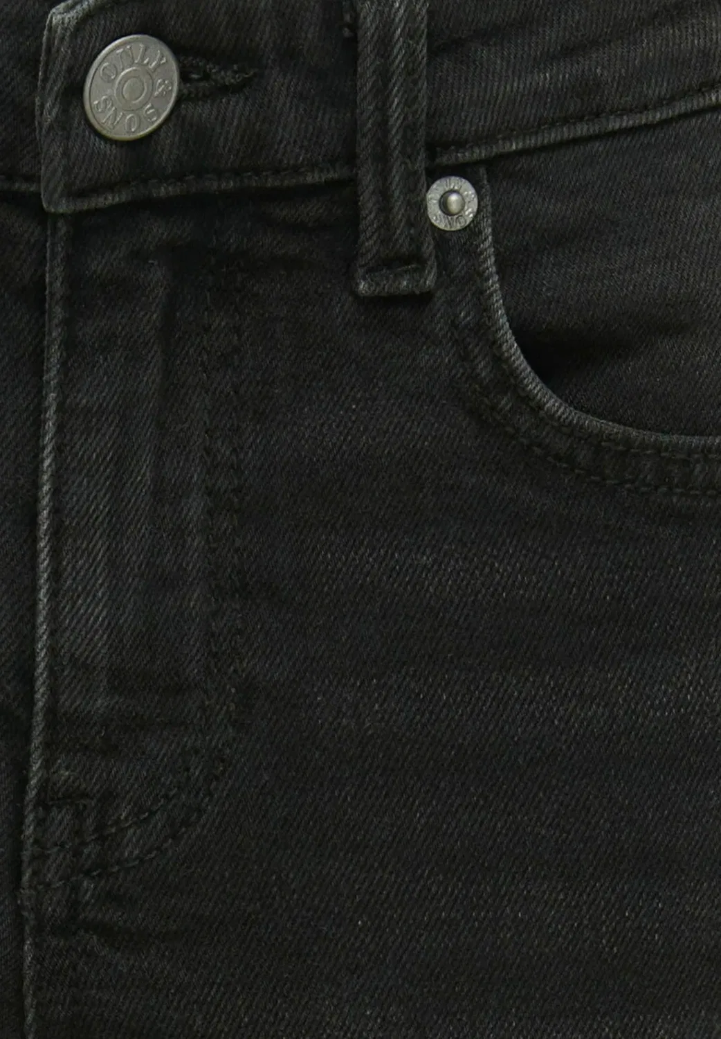 Джинсы Osjweft стандартного кроя - узкие джинсы Only & Sons Junior, Washed Black — фото 4
