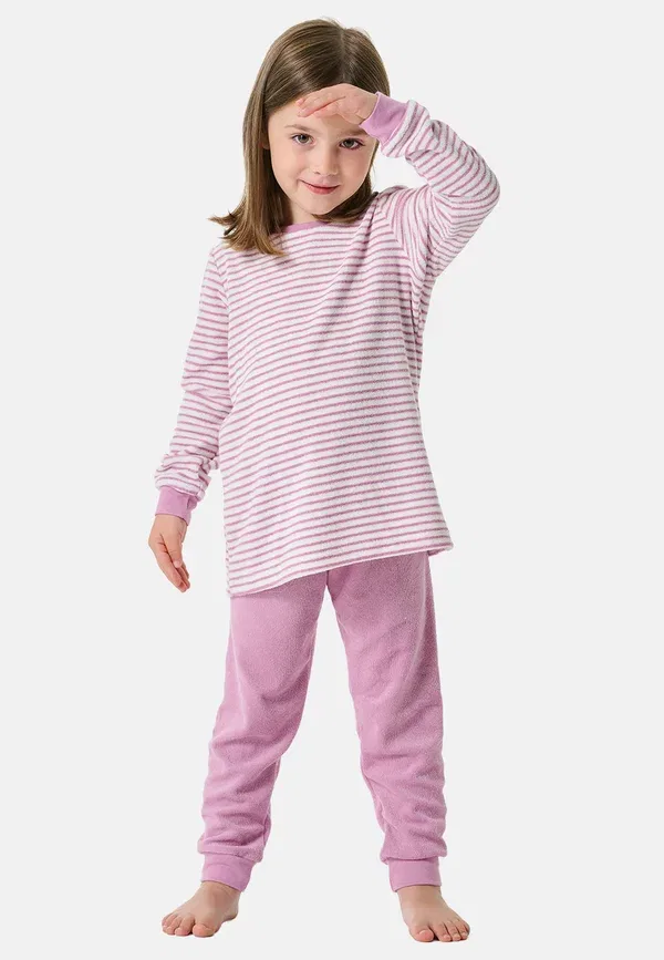 Комплект пижамный из хлопка и полиэстера Set Schiesser, orchid