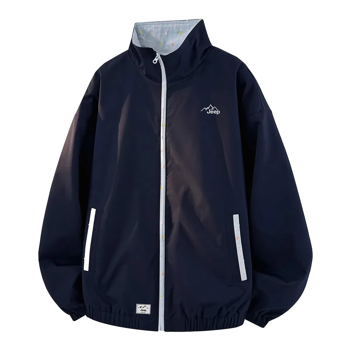 Детская куртка повседневная с воротником-стойкой Jeep, Navy Blue