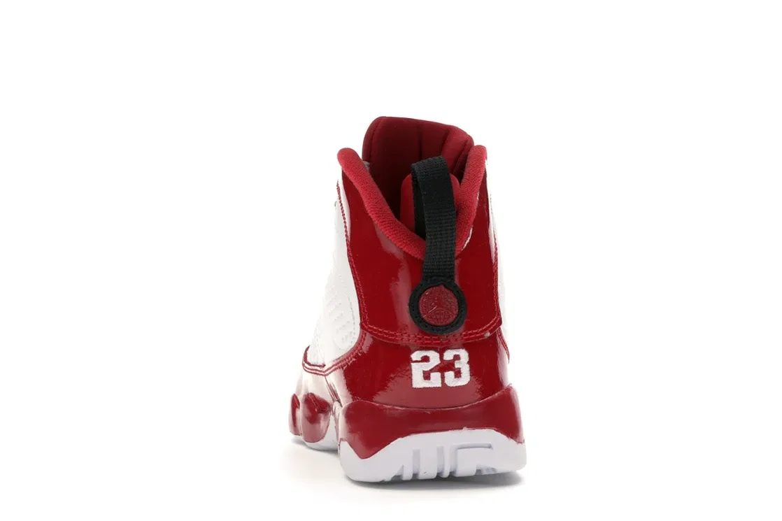 Детские кроссовки Lifestyle Jordan 9 Retro Jordan, White/Black-Gym Red — фото 4