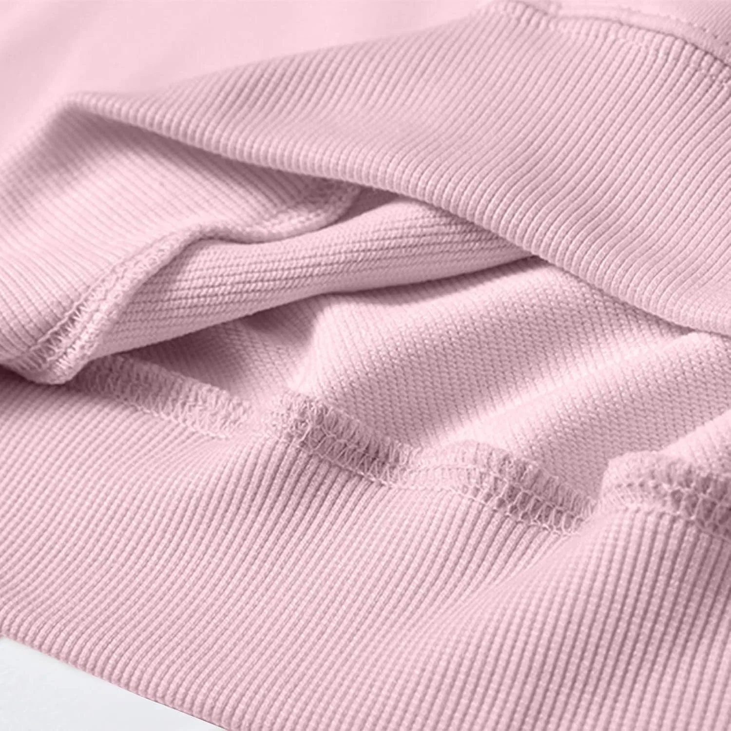 Мужская свободная футболка с длинным рукавом, Pink — фото 2