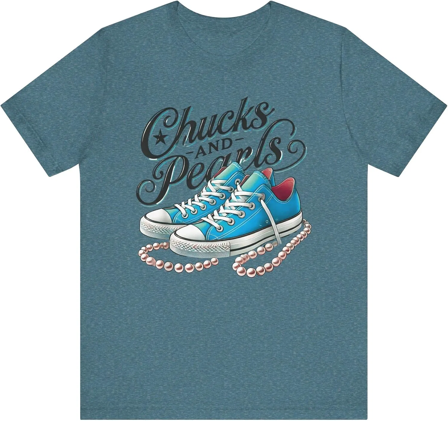Мужская футболка с принтом Kamala 2024 Bella Canvas 3001, Heather Deep Teal