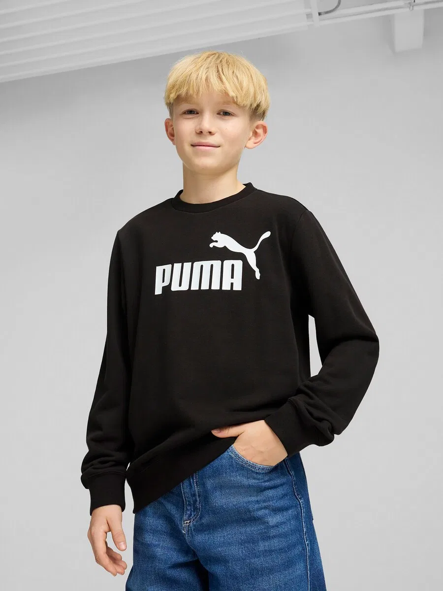 Толстовка PUMA 'Essentials No. 1' черного цвета — фото 3
