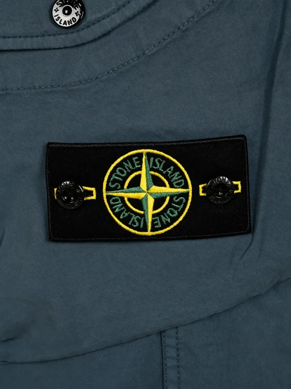 Брюки-карго, окрашенные в готовом виде Stone Island, синий — фото 3