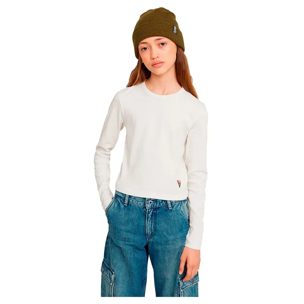 Детская футболка с длинным рукавом Slim Crop G-Star, White