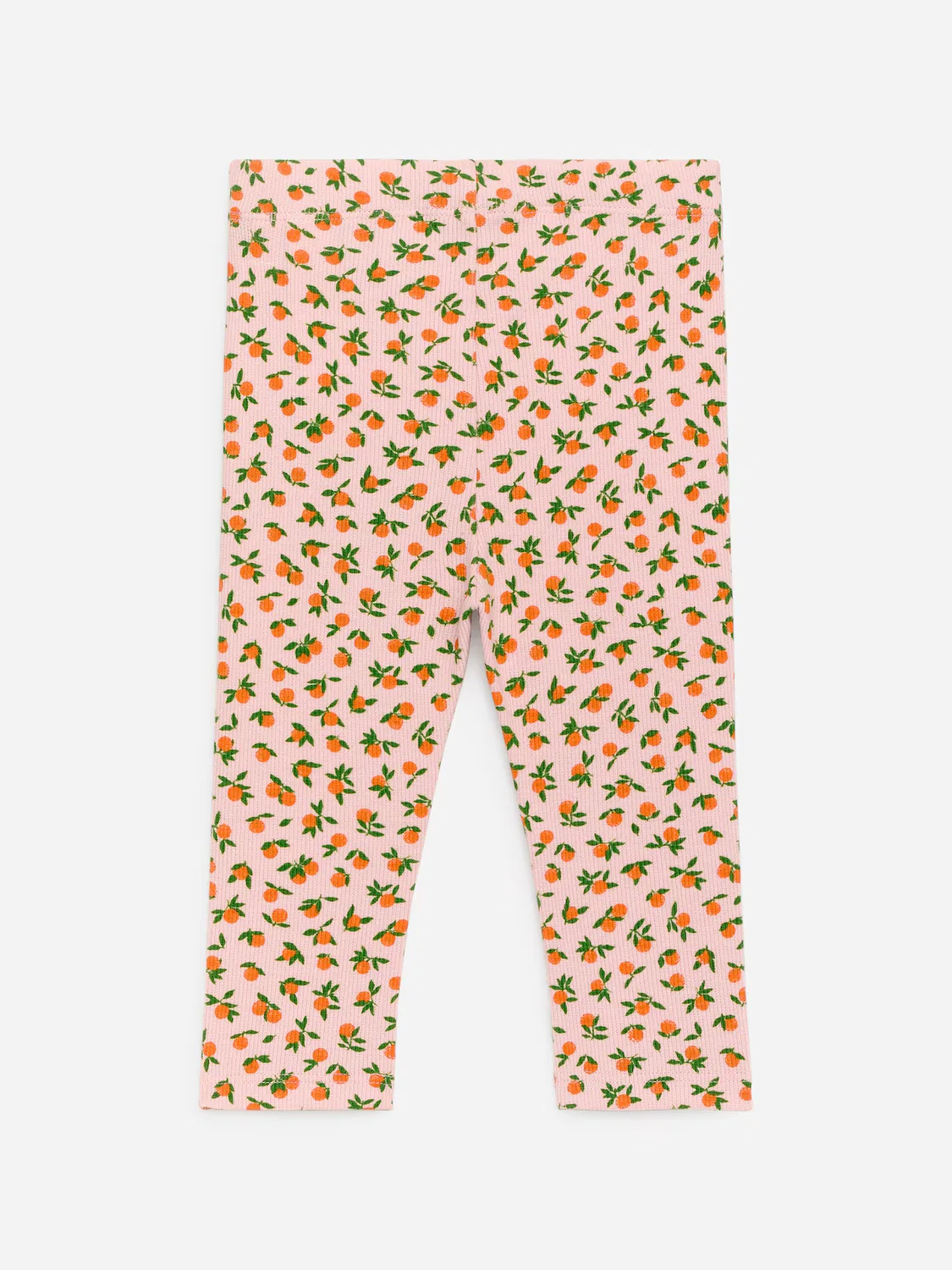 Ребристые леггинсы Arket, Rosa/Orangen — фото 2