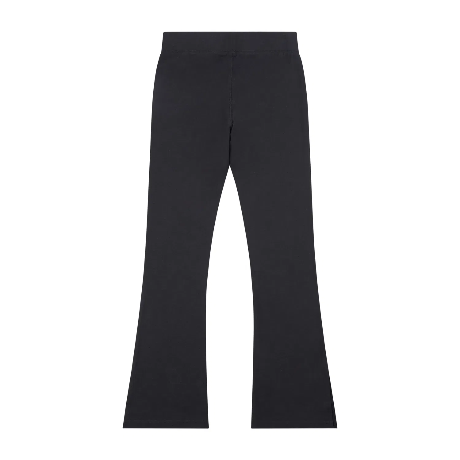 Детские леггинсы клеш с вышитым логотипом Small Logo Flare Legging New Balance, Black — фото 2