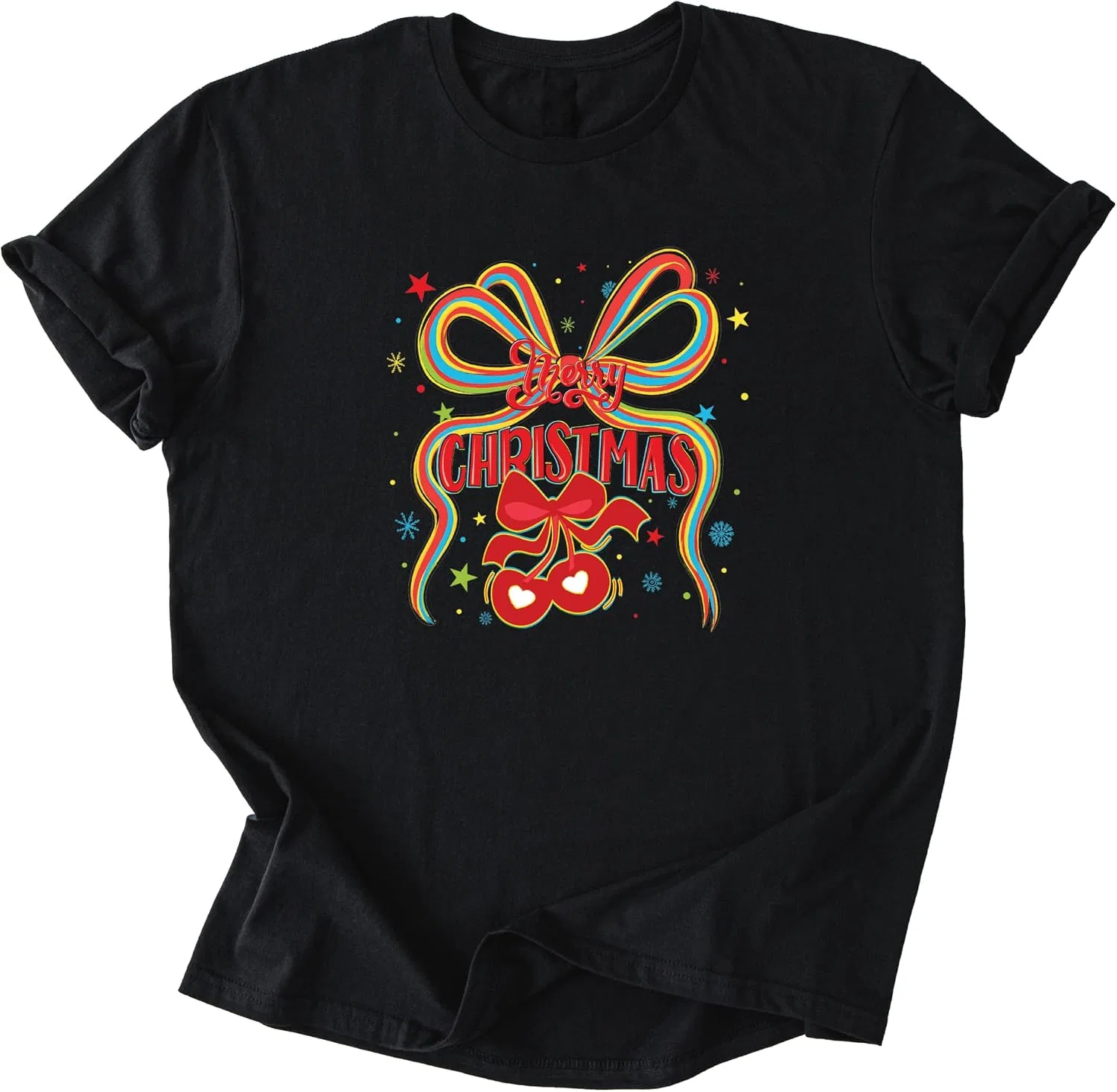 Футболка с рождественским принтом Halloween Graphic Tee, Black
