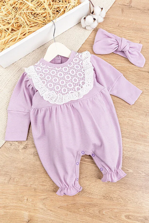 Детский комбинезон для девочек хлопковый Babymod, Lila
