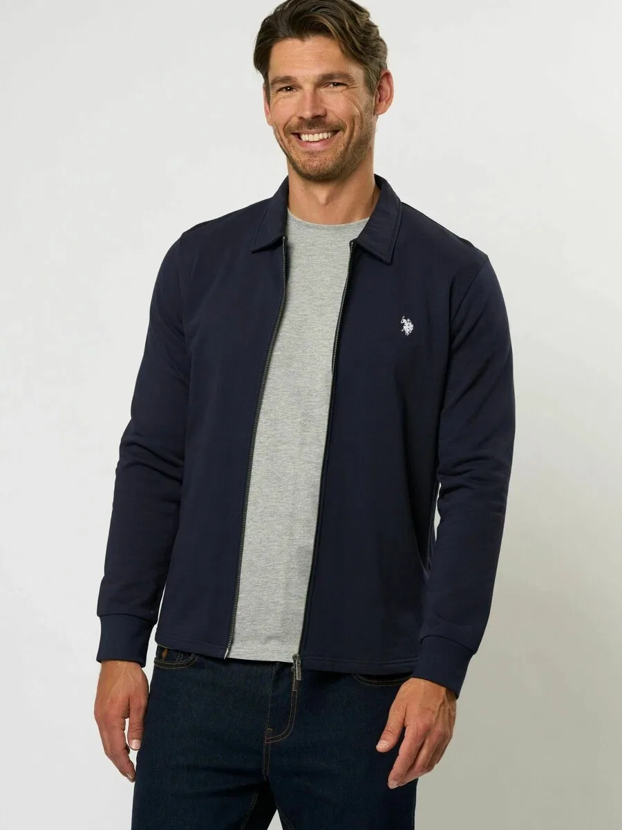 Вязаный кардиган 'UMTobey' от U.S. Polo Assn., цвет морской синий