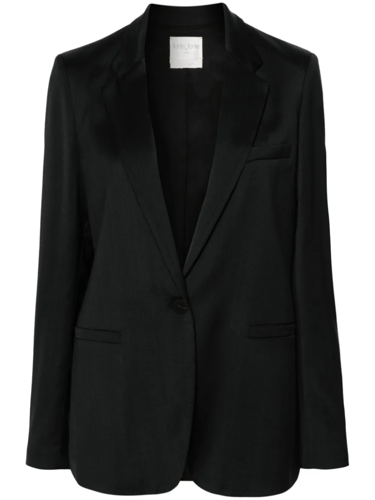 

Forte Forte однобортный пиджак My Jacket, черный