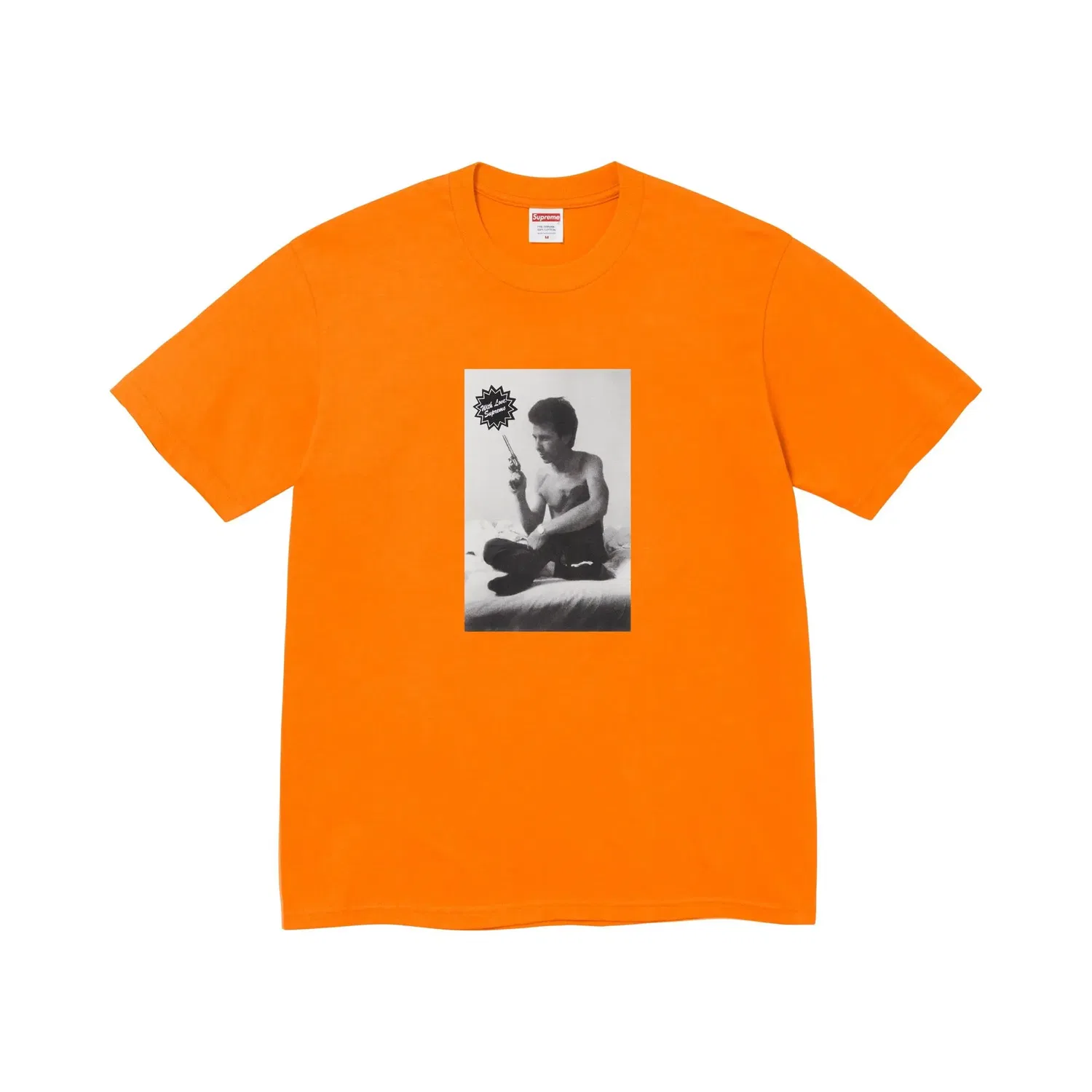 Футболка с принтом Gun Tee Supreme, Orange