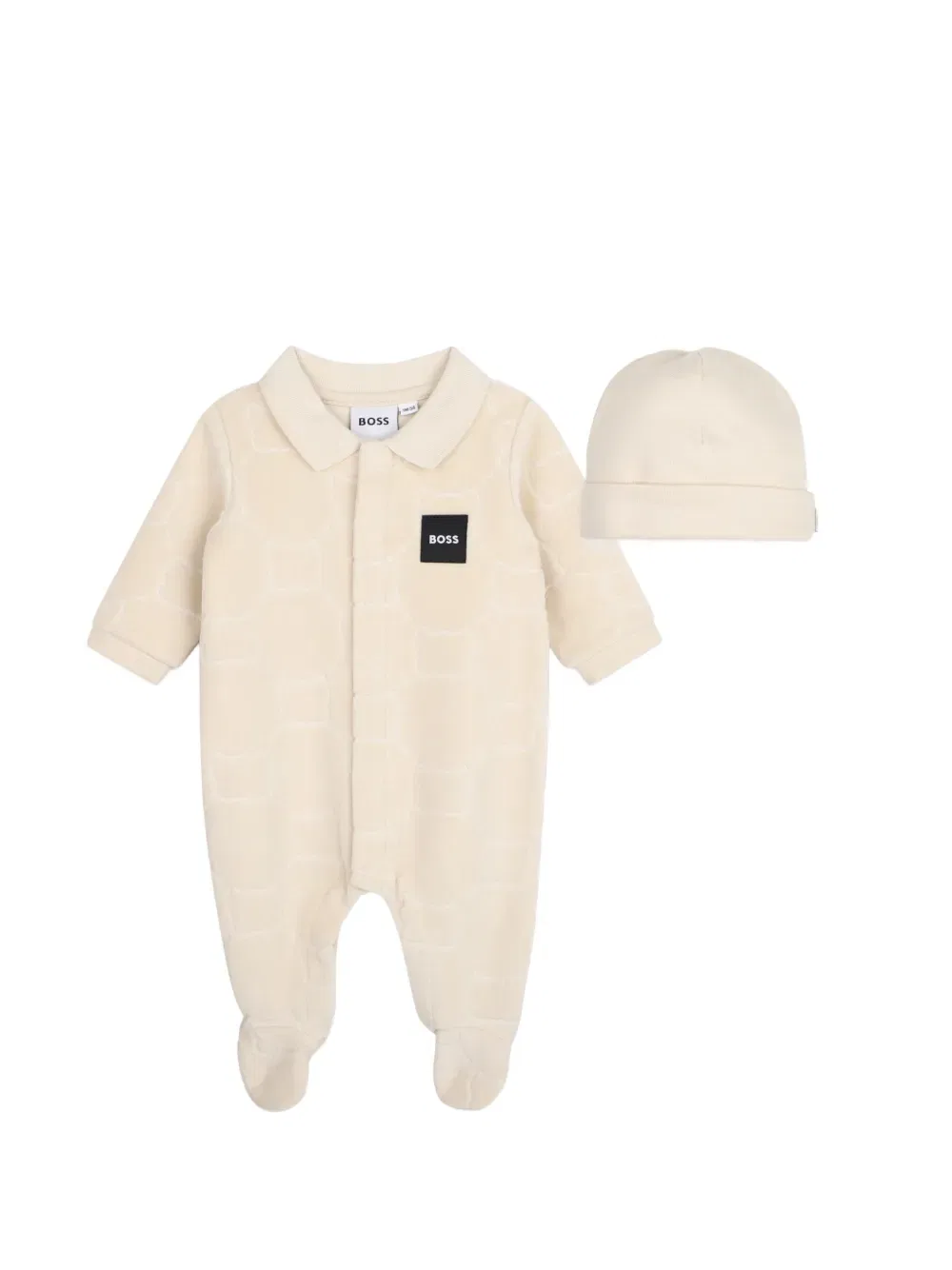 Комплект для новорожденных BOSS Kidswear, кремовый