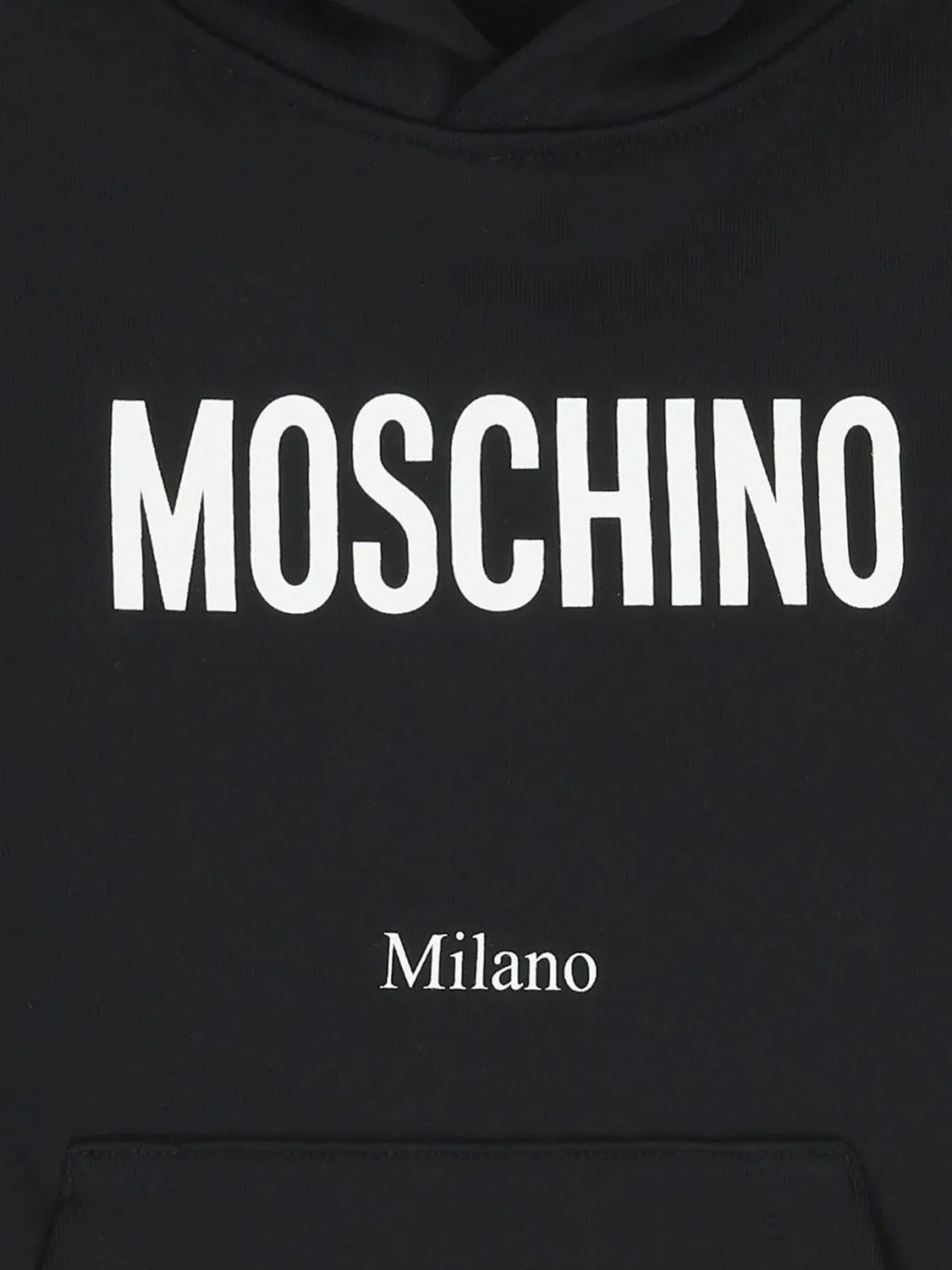 Худи с графикой Moschino, черный — фото 2