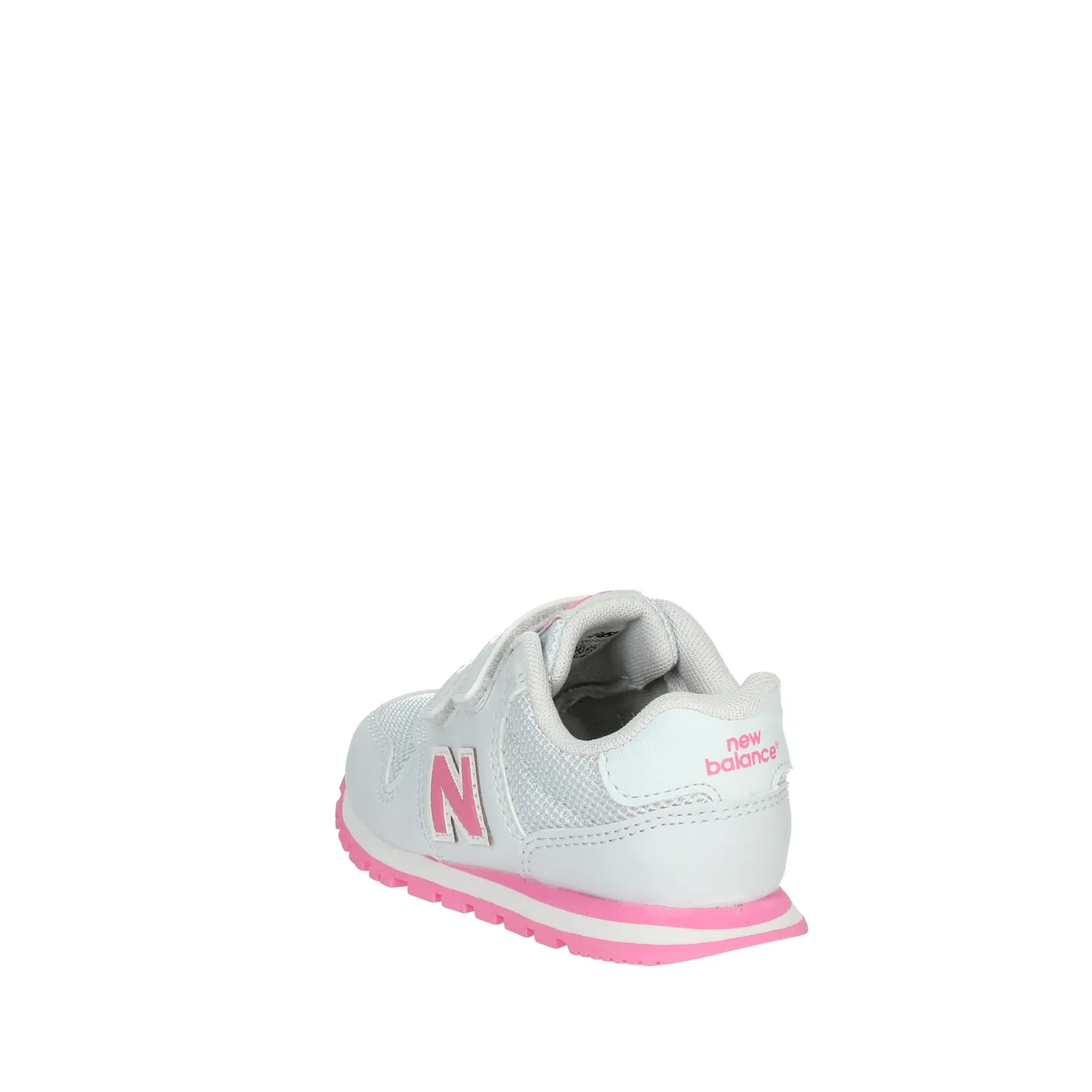 Детские кроссовки для мальчиков с контрастным логотипом New Balance, Quartz Grey — фото 2
