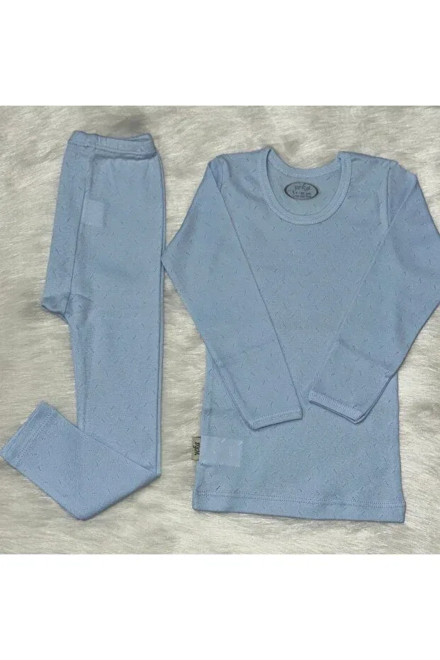 Детский комплект нижнего белья для мальчиков хлопковый Yeka Bebe, Blue