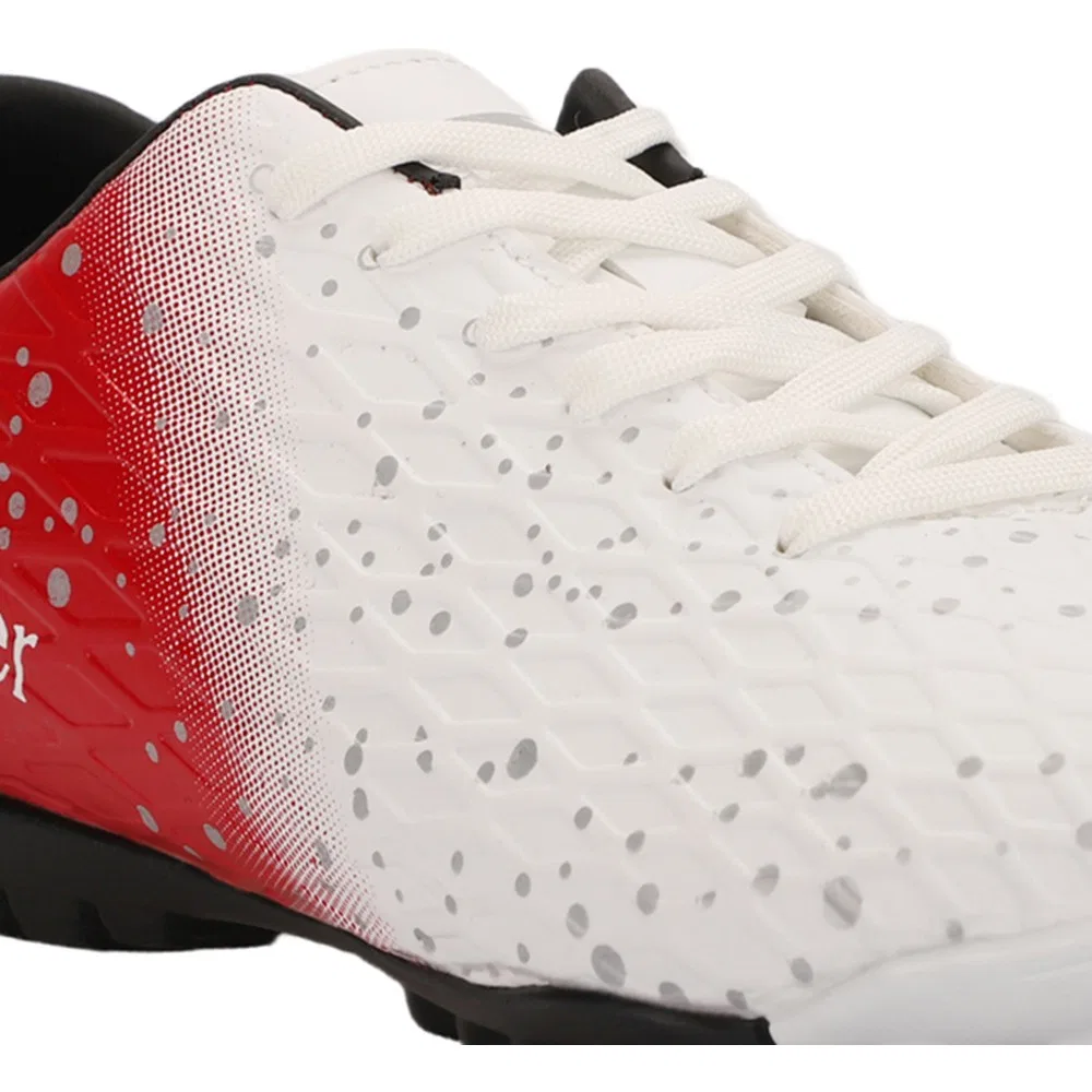 Детские футбольные бутсы для мальчиков для зала White Red HANIA HS IN Slazenger — фото 4