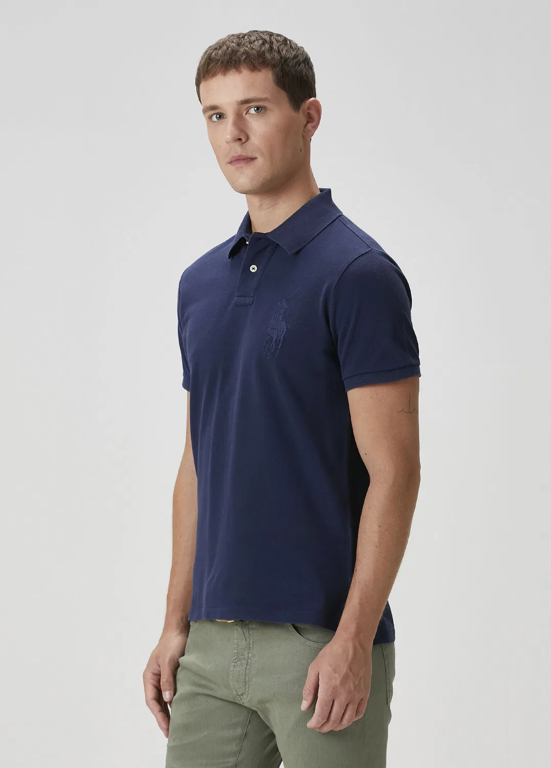 Поло Ralph Lauren, темно-синий — фото 3
