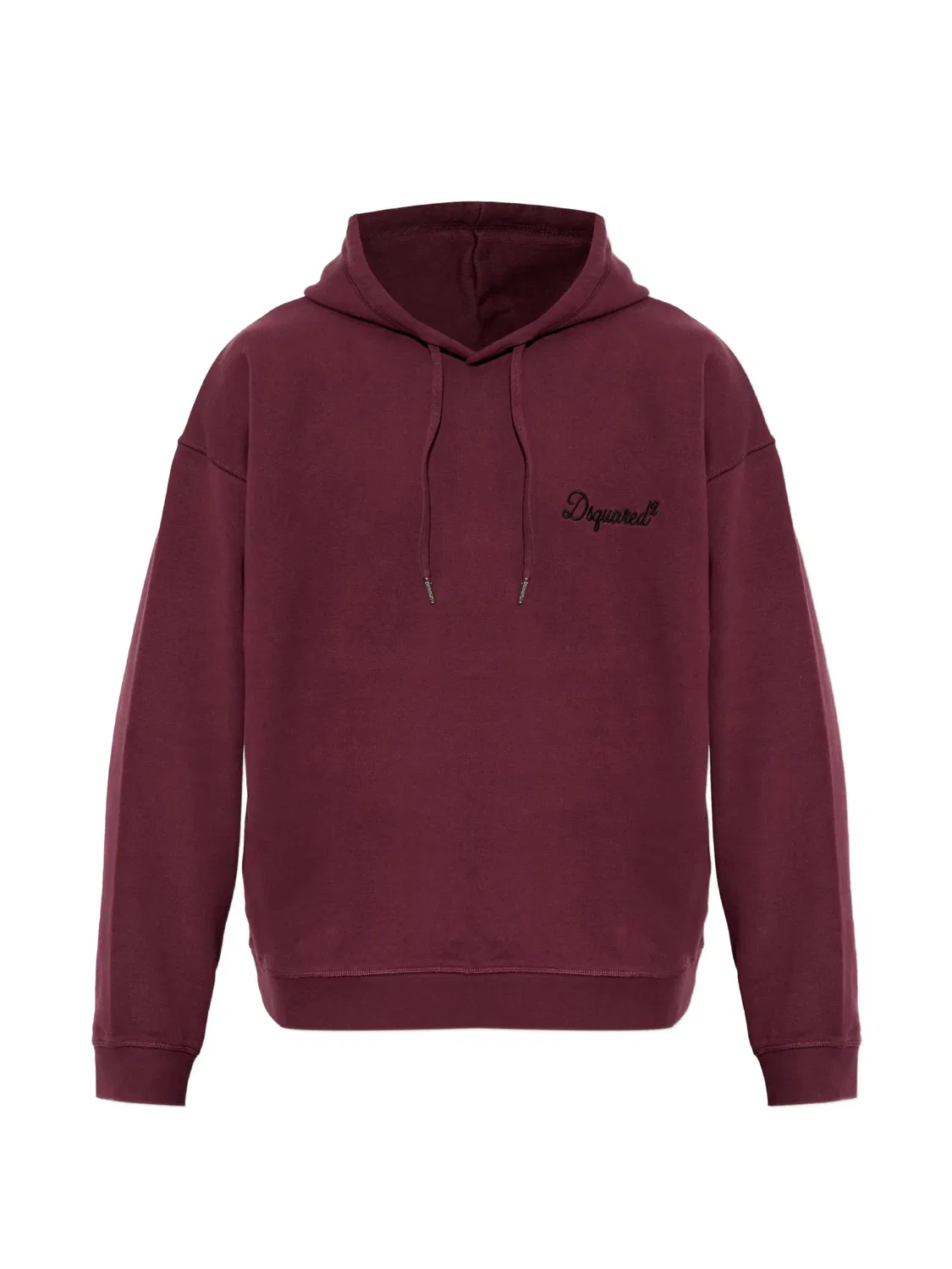 Худи с вышитым логотипом, красное DSQUARED2, красный