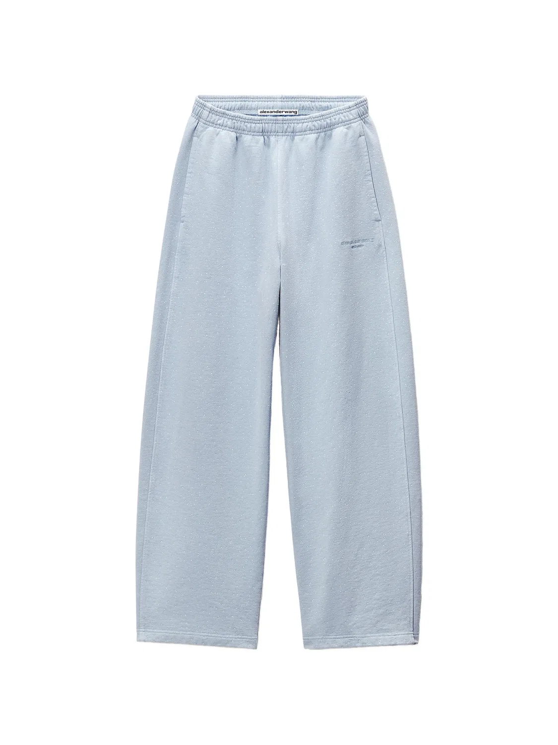 Спортивные брюки с кристаллами Alexander Wang, синий