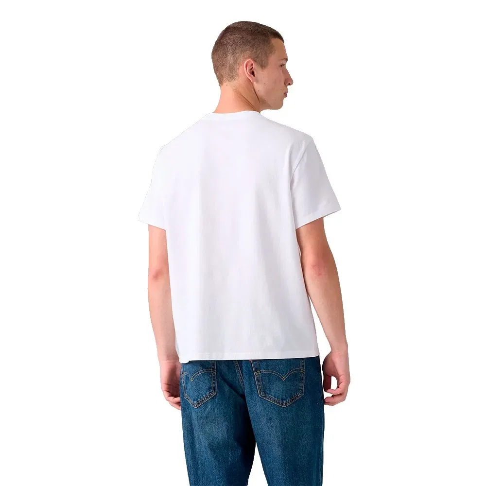 Мужская футболка с принтом 16143 Levi's, White — фото 2