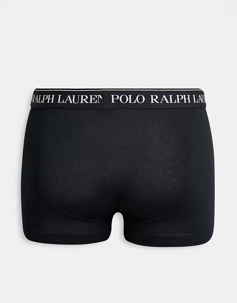 Классические плавки Polo Ralph Lauren (3 пары) черного, белый и серого — фото 2