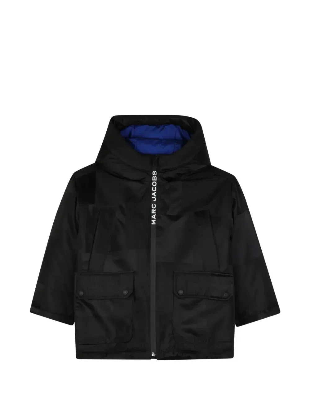 Парка с вышитым логотипом Marc Jacobs Kids, черный