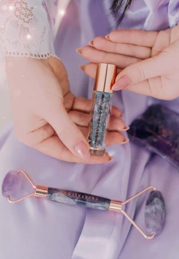 Набор для ухода за кожей «Аметист» Crystallove, фиолетовый — фото 4