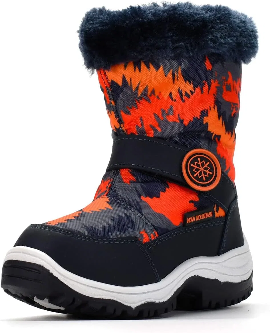 Детские зимние снежные ботинки Nova Footwear, Blackmulti