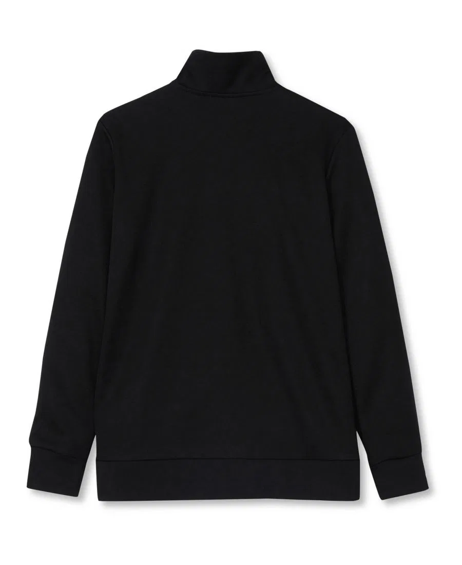 Спортивная куртка из трикотажа с длинным рукавом, модель Tricot Track Jacket Lands' End, Black — фото 2