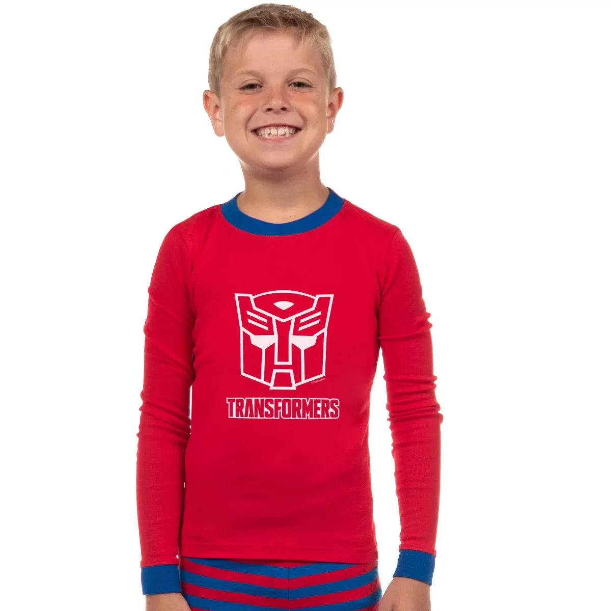 Детский комплект пижам для мальчиков с принтом Transformers Autobot Logo INTIMO, Red — фото 3