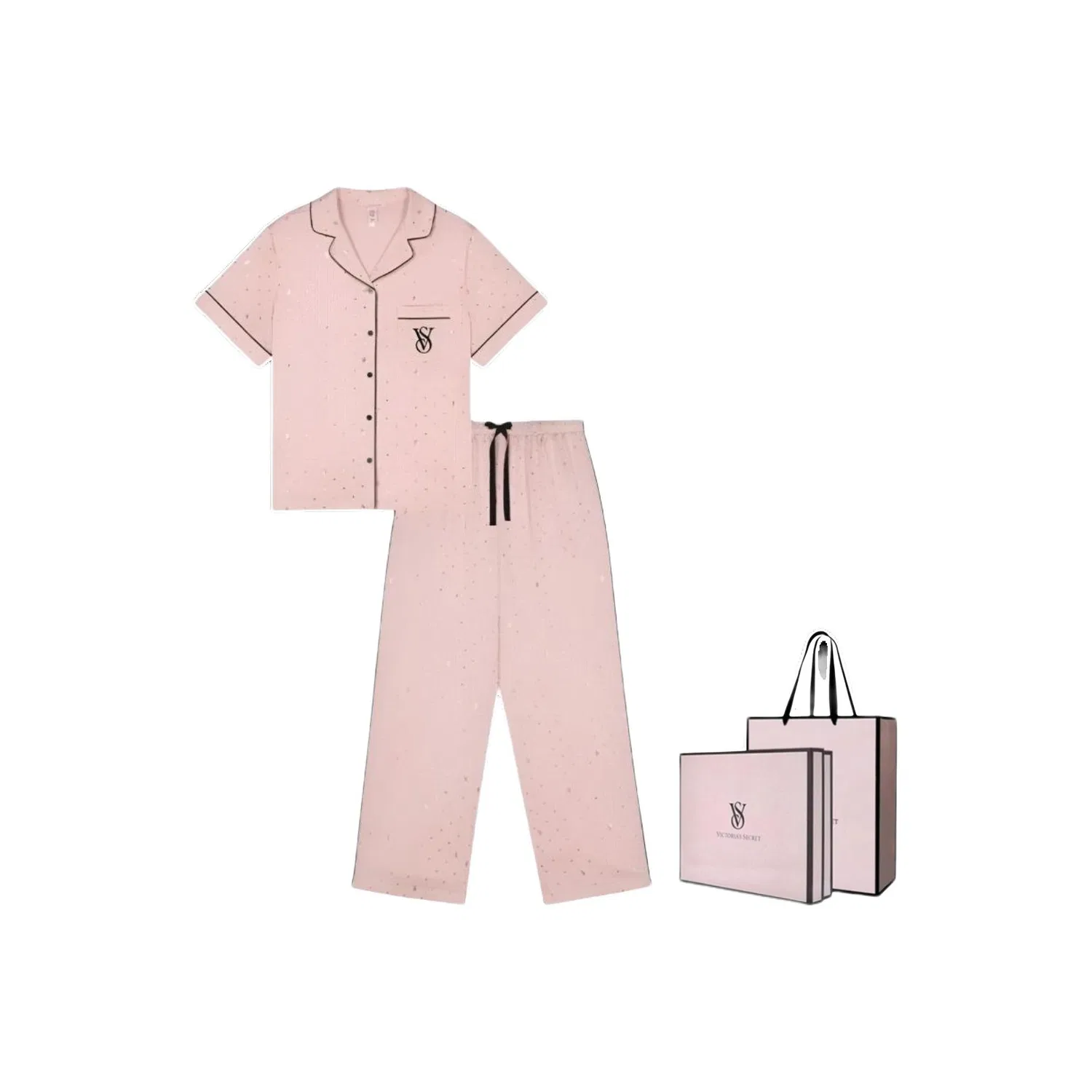 Женский комплект пижам THE MIX Victoria's Secret, Peach Pink Gilded Box