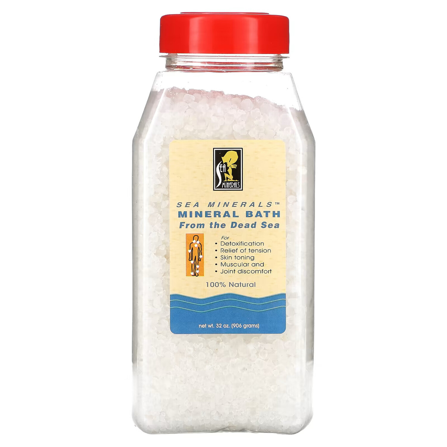 

Sea Minerals, соль для ванны из Мертвого моря, 906 г (32 унции)
